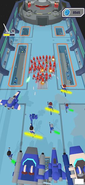 Space Army: Universe Clash Mod 스크린샷 2