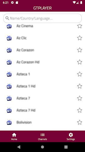 GT IPTV PLAYER 스크린샷 1