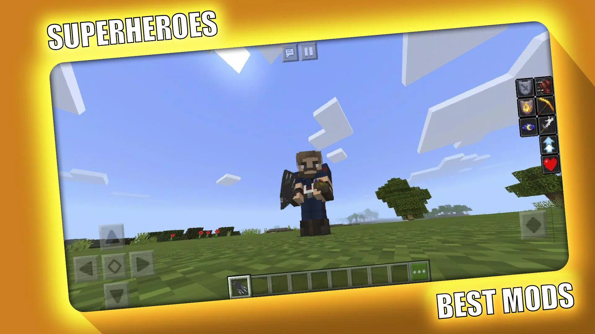 Superheroes Mod for Minecraft Ảnh chụp màn hình 3