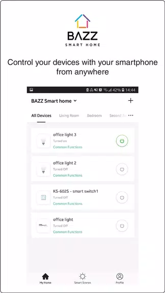BAZZ Smart Home Ekran Görüntüsü 1