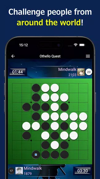 Othello Quest - Online Othello Ảnh chụp màn hình 2