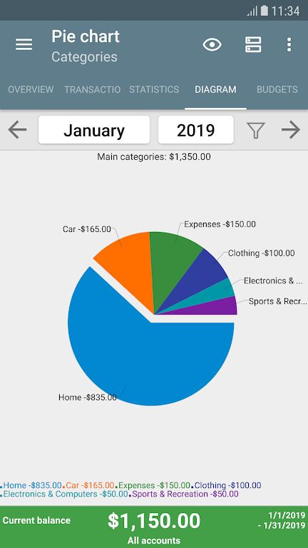 My Budget Book Screenshot 2