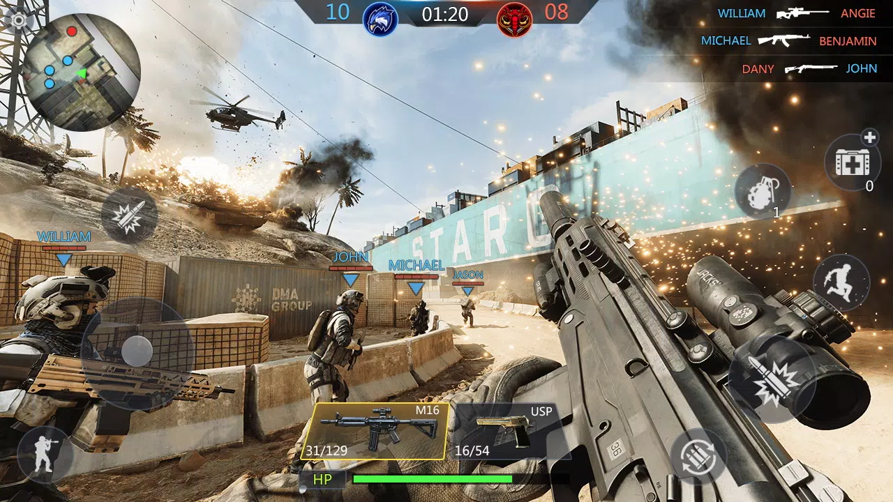 FPS Strike Ops : Modern Arena Tangkapan skrin 4