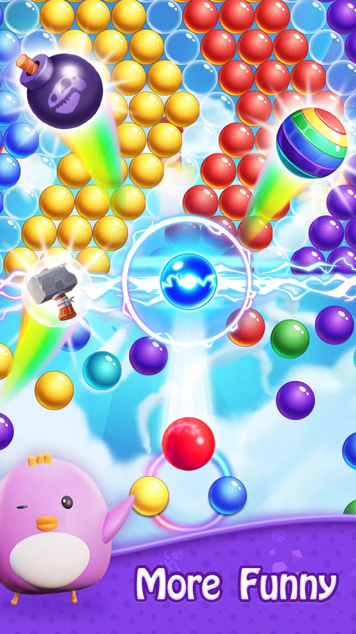 Bubble Shooter - Dino Match Zrzut ekranu 1