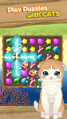 Cat Island Diary~Happy Match 3 Captura de tela 2