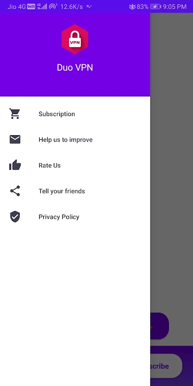 Duo VPN Captura de pantalla 3