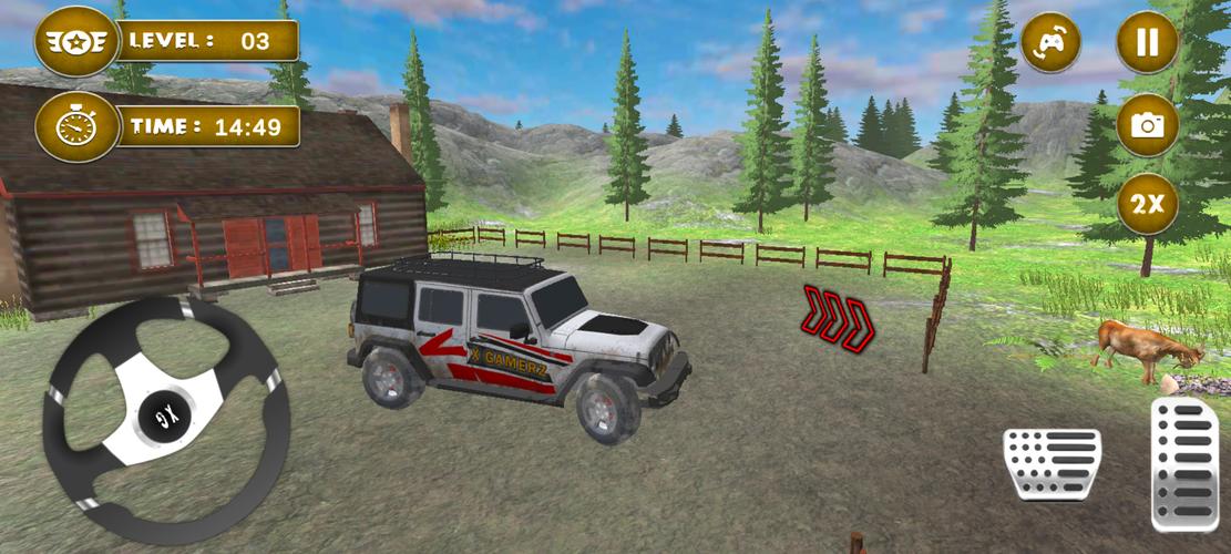 4x4 Mud Jeep Driving Games 3D 스크린샷 2