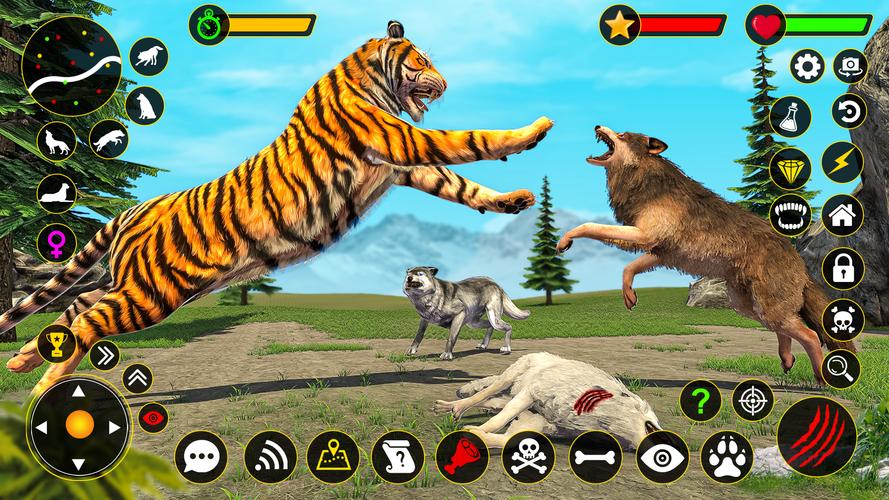 The Wolf Simulator: Wild Game Ảnh chụp màn hình 4