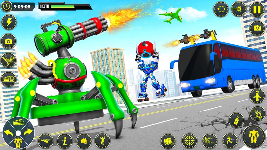 Schermata School Bus Robot Car Game 4