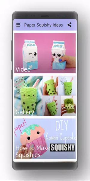 Paper Squishy Ideas Captura de tela 1