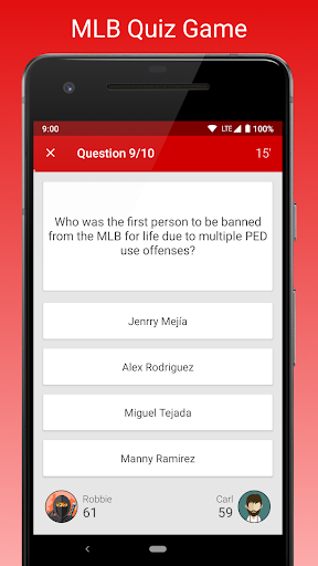 Fan Quiz for MLB Ekran Görüntüsü 1