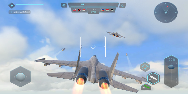 Schermata Sky Warriors: Airplane Games 1