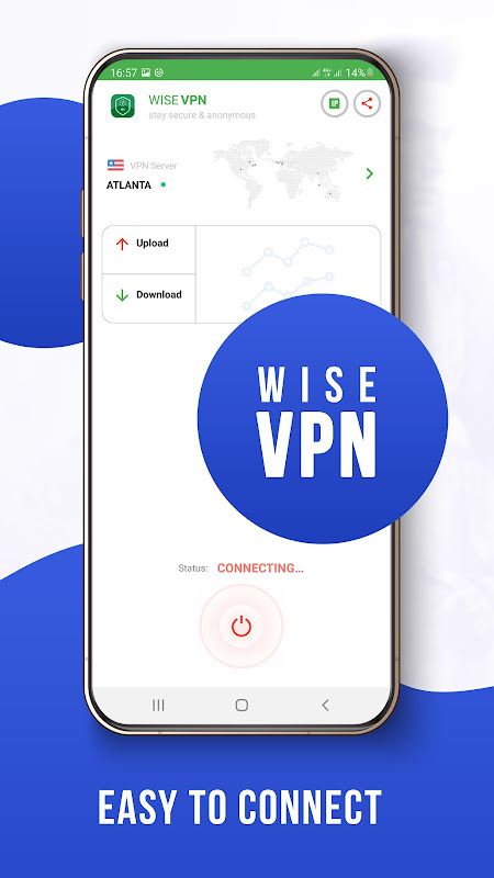 Fast VPN Wise VPN: Fast Secure スクリーンショット 1