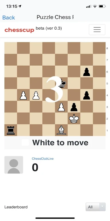 Puzzle Chess Rush Captura de pantalla 1