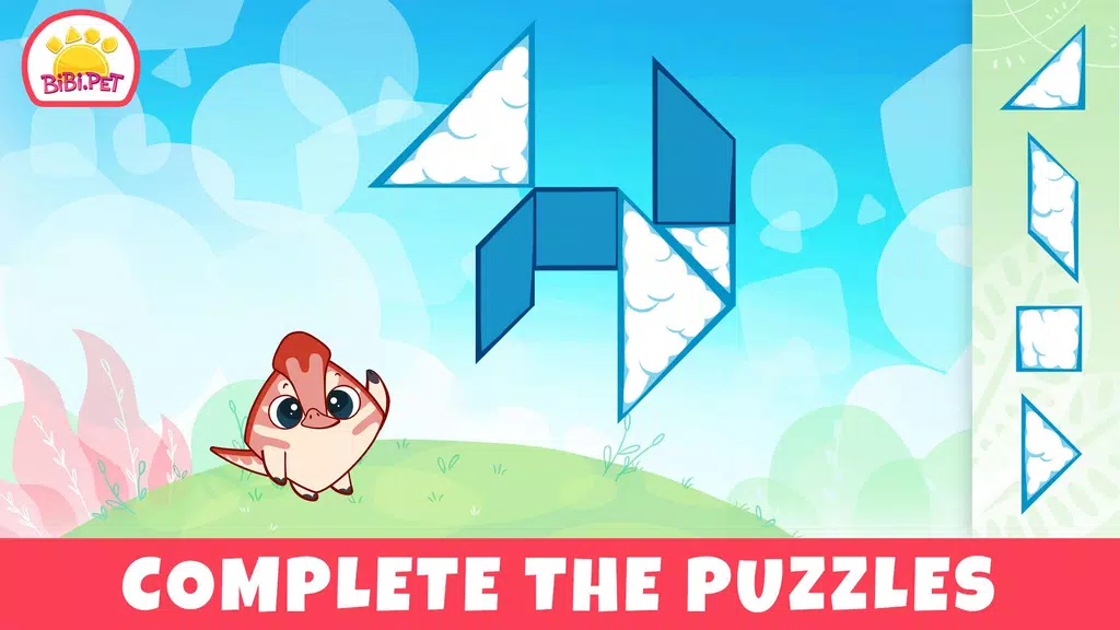 Bibi Dinosaurs games for kids Captura de pantalla 3