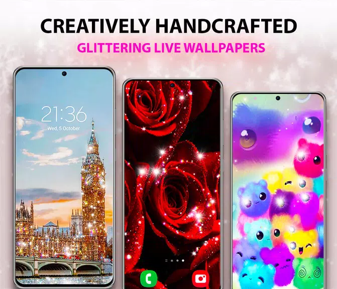 Schermata Glitter Live Wallpaper 2