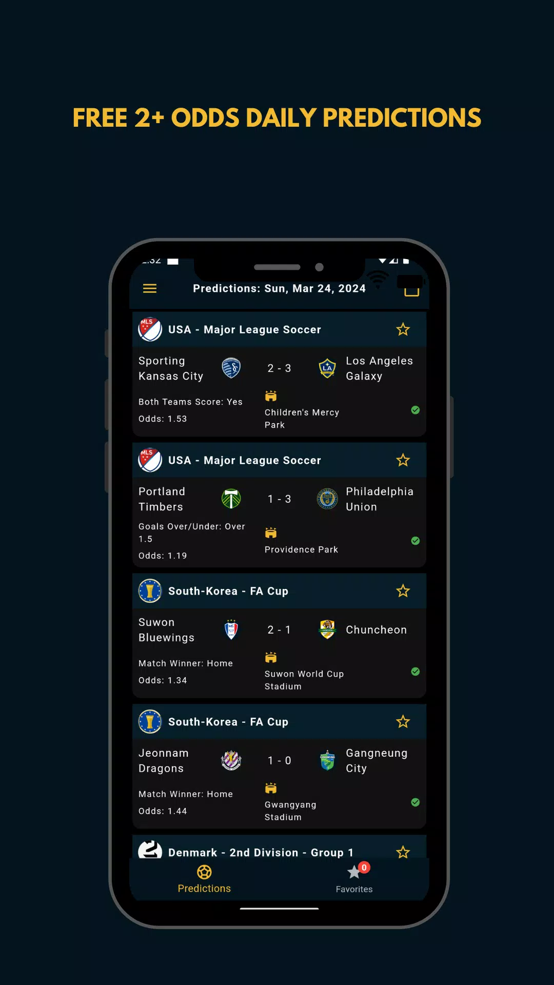 2+ Odds Daily Betting Tips Ekran Görüntüsü 1
