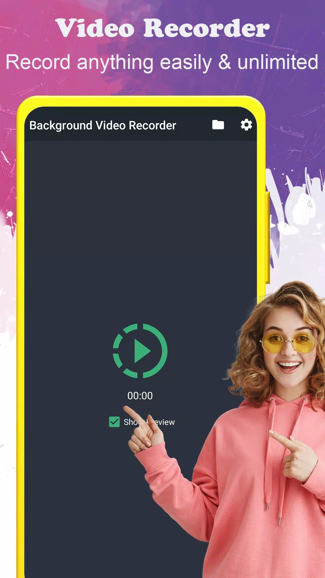 background video recorder Ekran Görüntüsü 1