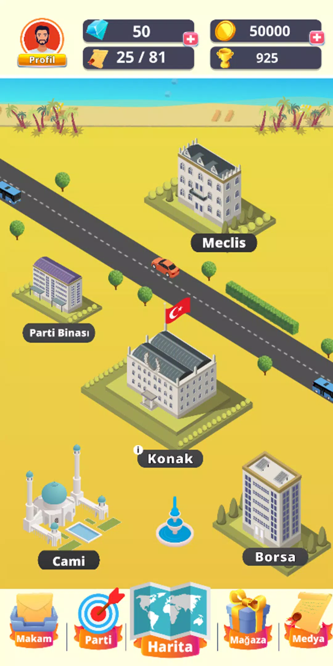 Seçim 2024 Oyunu : Belediye 스크린샷 2