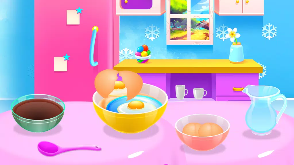 Colorful Muffins Cooking Captura de pantalla 3