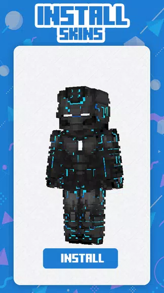 Neon Squad Skin Minecraft Screenshot 4