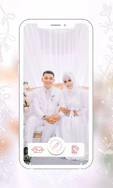 Hijab Couple Bridal Editor Schermafbeelding 4