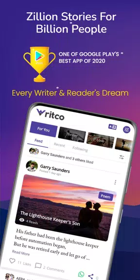 Writco – Read, Write, Publish Schermafbeelding 1