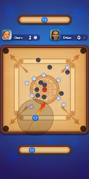 Carrom Strike - Disc Pool Game Zrzut ekranu 2