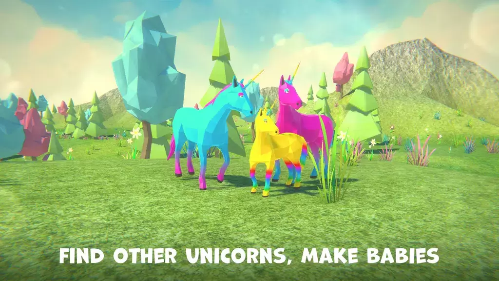 Unicorn Family Simulator Capture d'écran 1