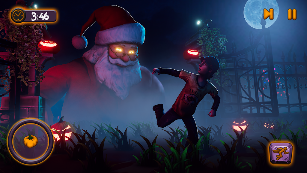 Scary Santa Horror Escape Game Captura de tela 3