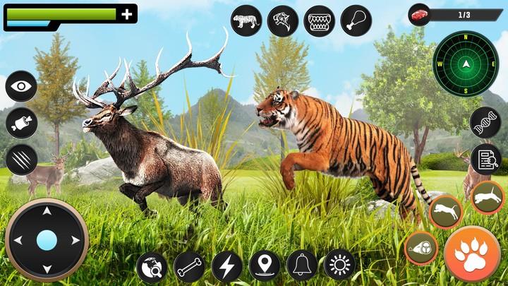 Tiger Simulator Animal Game 3D ภาพหน้าจอ 1