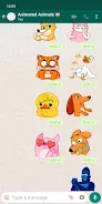 Animals Stickers WAStickerApps Capture d'écran 2