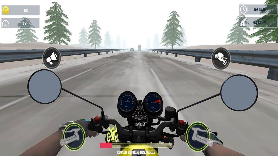 Highway Bike Racing Captura de pantalla 1