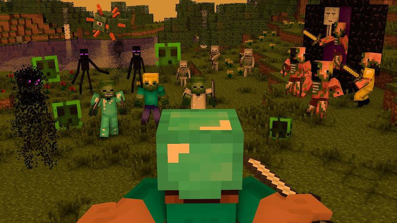 Minecraft: Zombie and Mutant應用截圖第1張