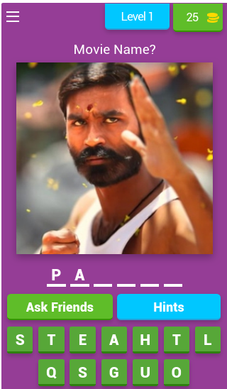 Tamil Movies Quiz Скриншот 1