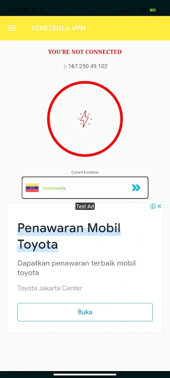VPN VENEZUELA Ảnh chụp màn hình 3