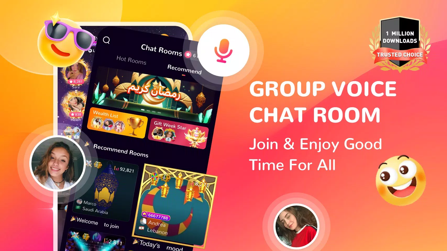 Honey Jar - Voice Chat & Party Screenshot 1
