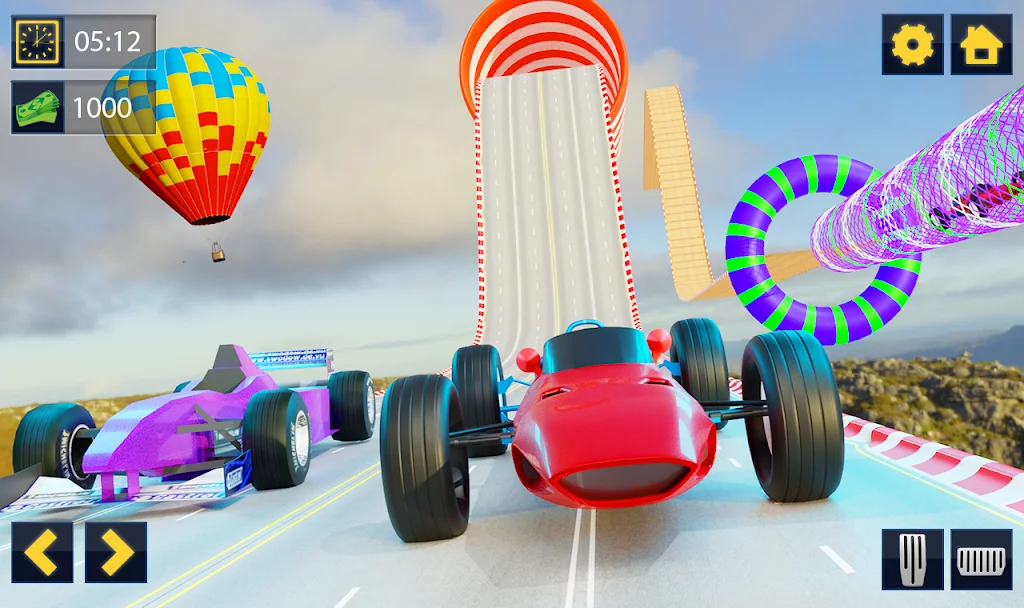 Impossible Formula Car Racing Stunt New Free Games Screenshot 3