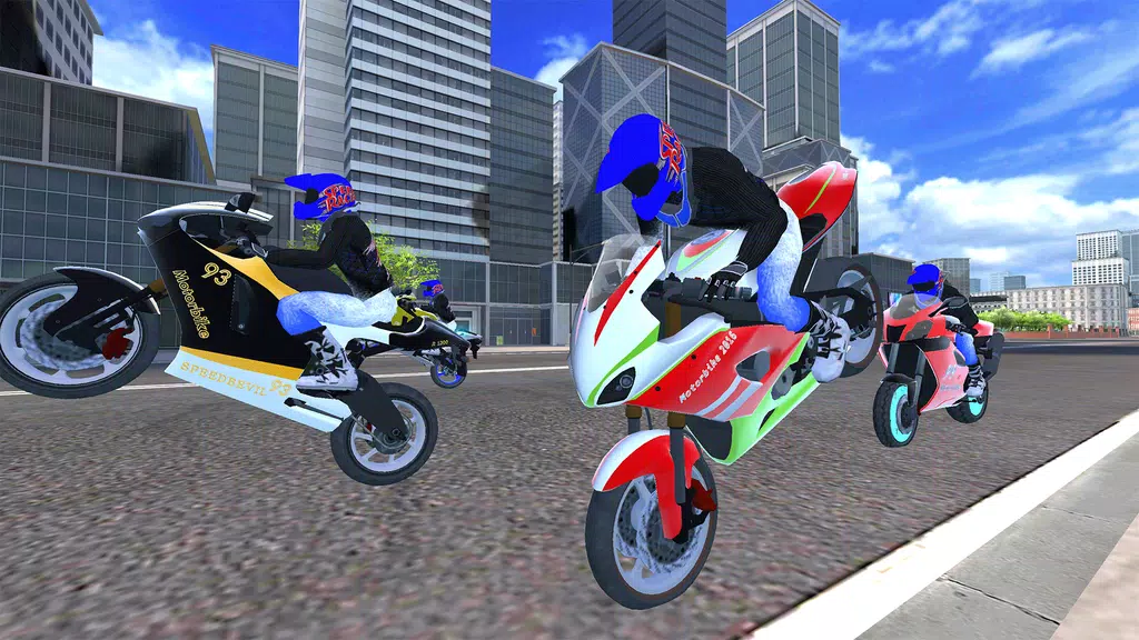 Real Moto Bike City Racing Tangkapan skrin 3