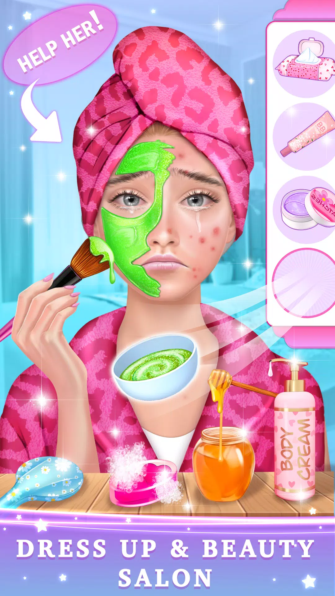 BFF Makeover - Spa & Dress Up Captura de pantalla 1