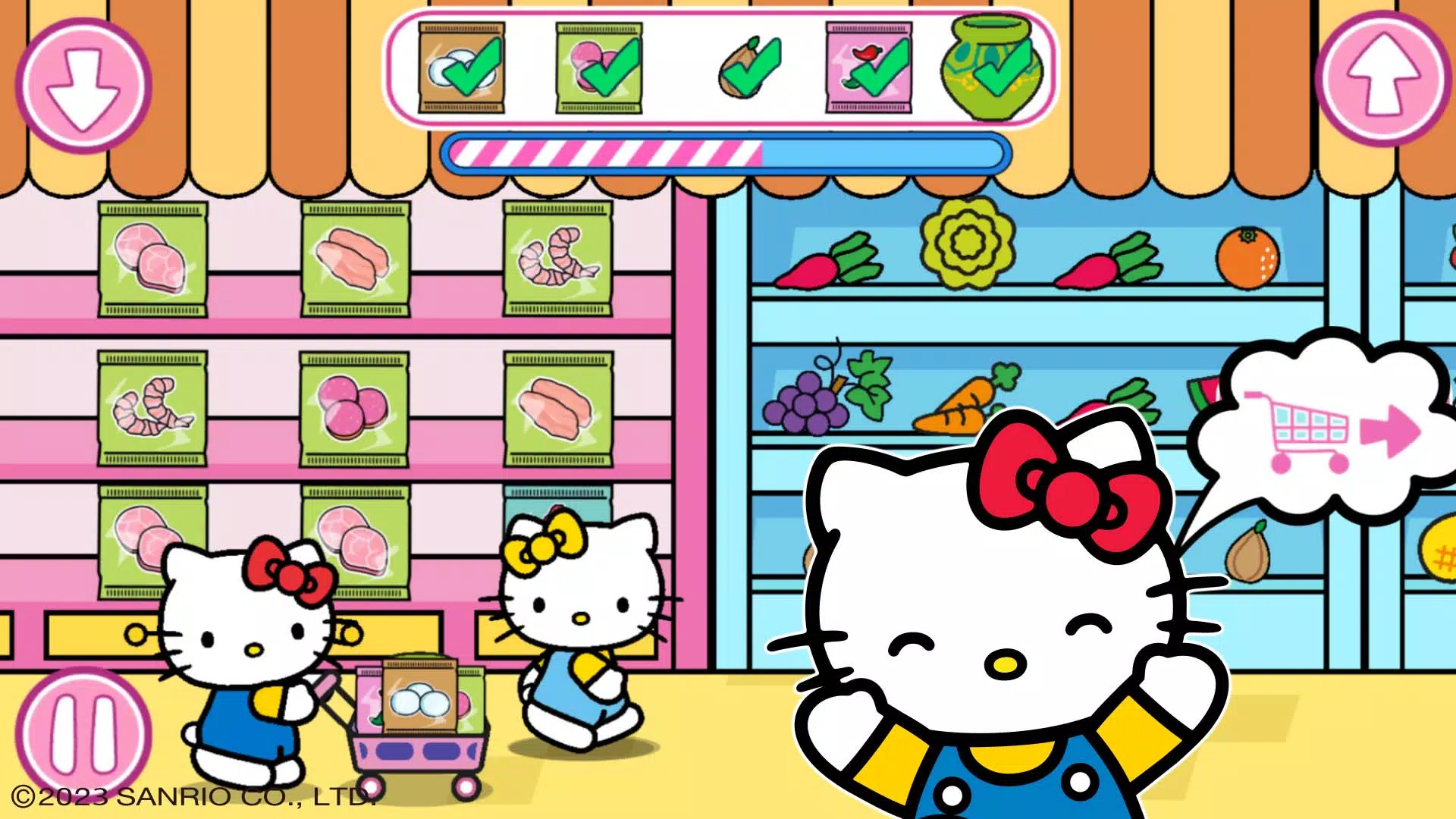 Hello Kitty: Игра Супермаркет Скриншот 2