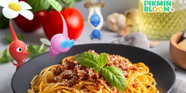 Pikmin Bloom Adds Pasta-Themed Decor
