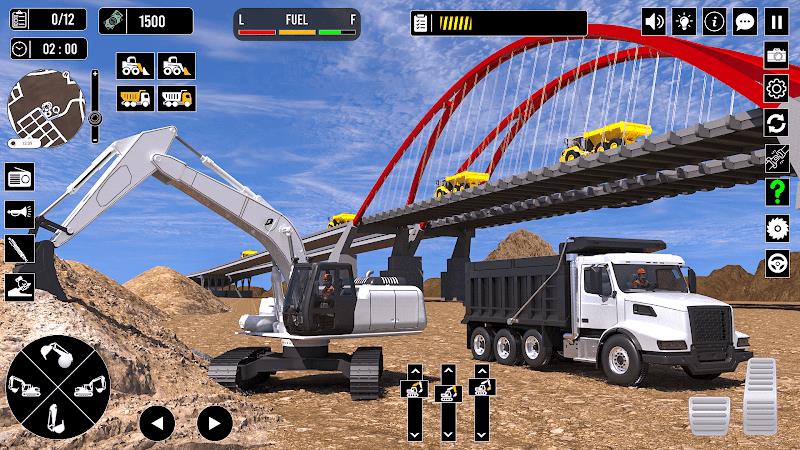 Construction Game: Truck Games ဖန်သားပြင်ဓာတ်ပုံ 1