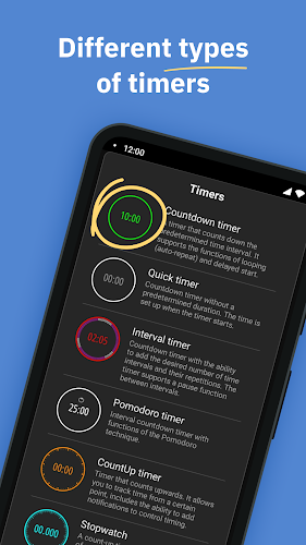 MultiTimer: Multiple timers Capture d'écran 2