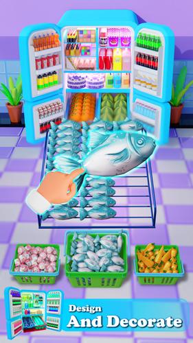 Fill The Fridge Organizer Game Captura de tela 3