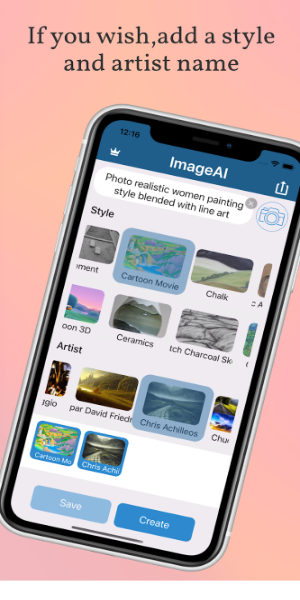 ImageAI - AI Art Generator Capture d'écran 2