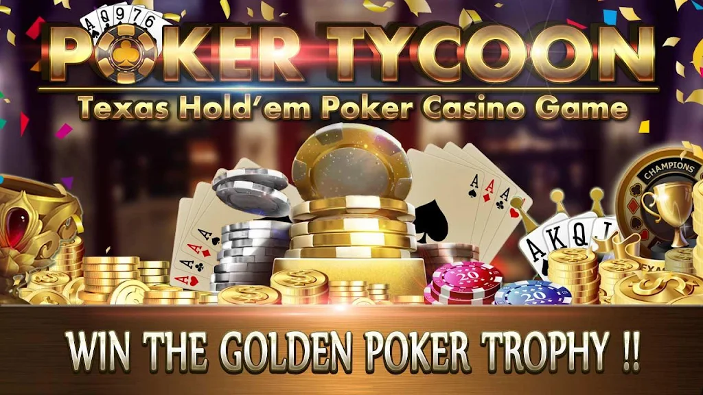 Poker Tycoon - Texas Hold’em Poker Casino Game স্ক্রিনশট 1