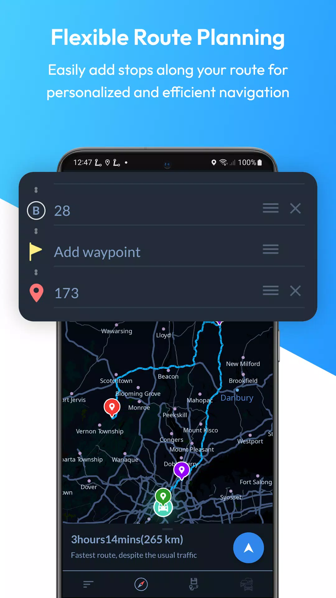 Offline Map Navigation ဖန်သားပြင်ဓာတ်ပုံ 2