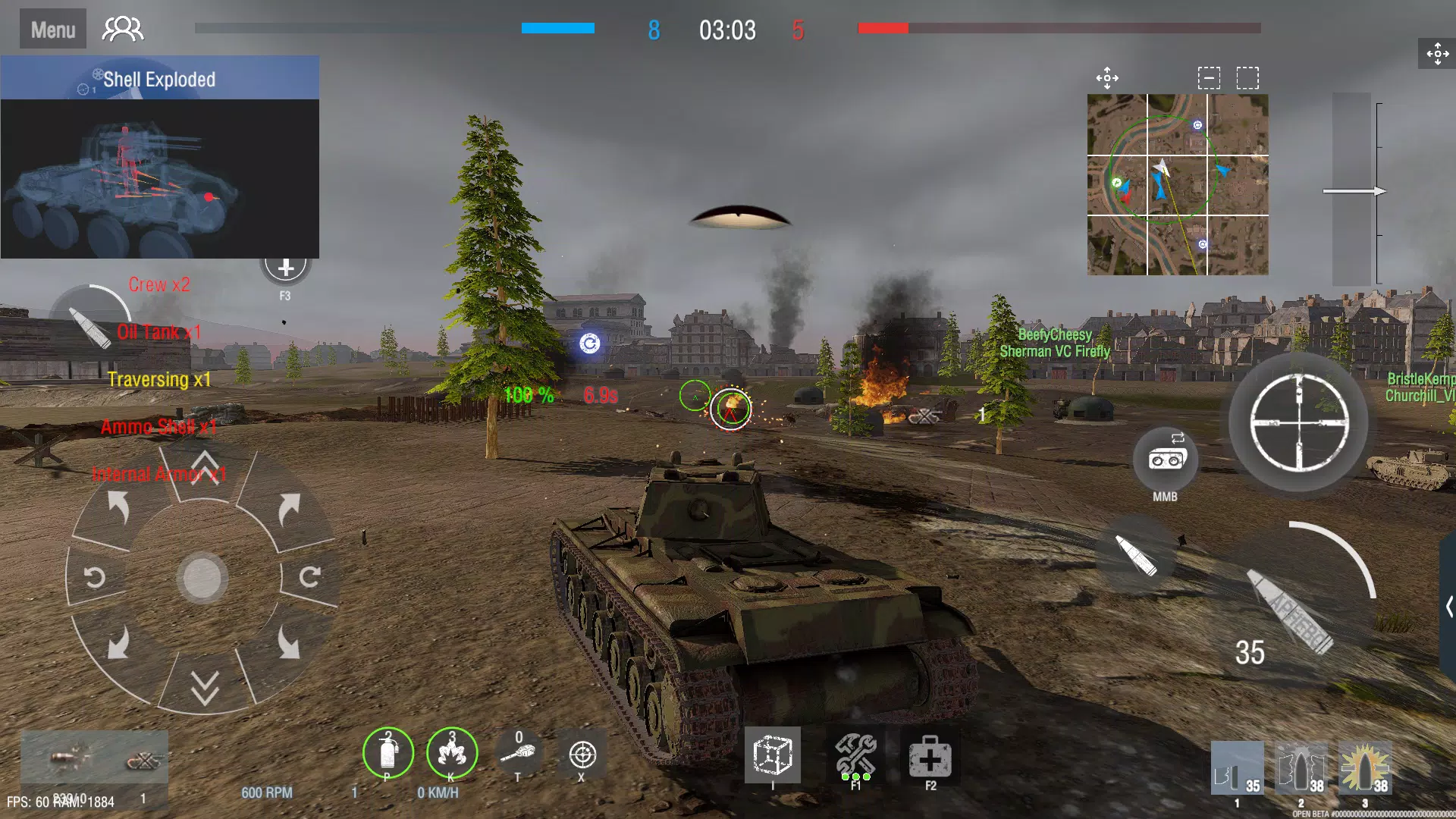 Panzer War Screenshot 1