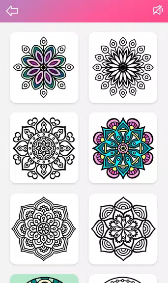 Mandala Color Game Antistress स्क्रीनशॉट 2